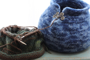 April Knit or Crochet Along – Felted Yarn Bowls