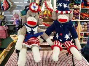 Independence Day Sock Monkeys